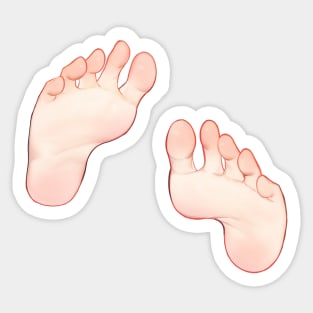 Two Feet Sticker